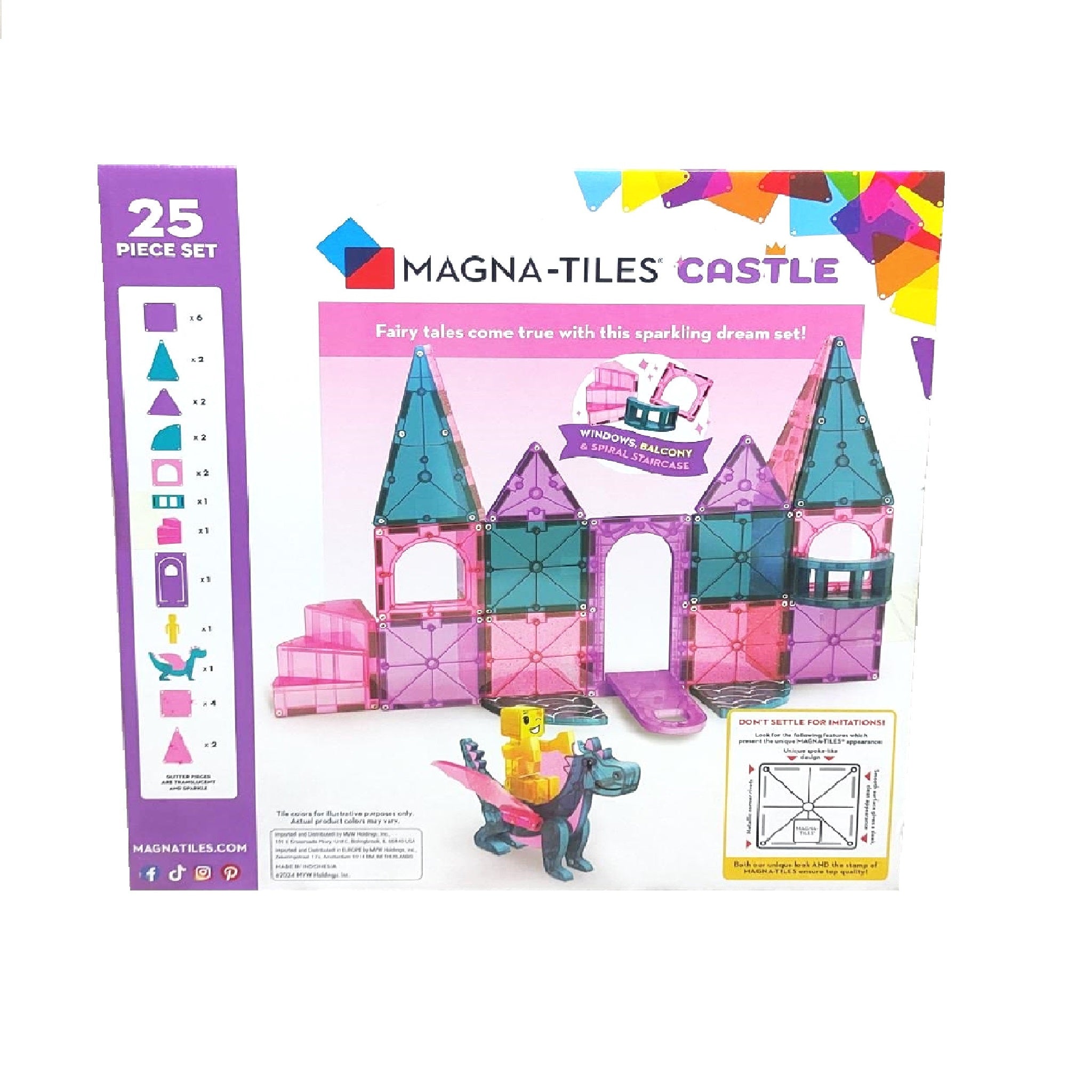 Construcții magnetice cu elemente de basm – 25 elemente