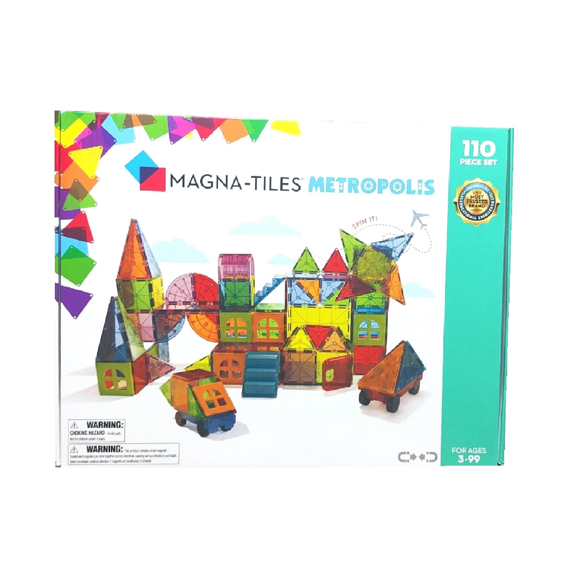 Set educativ magnet pentru proiecte mari – 110 piese